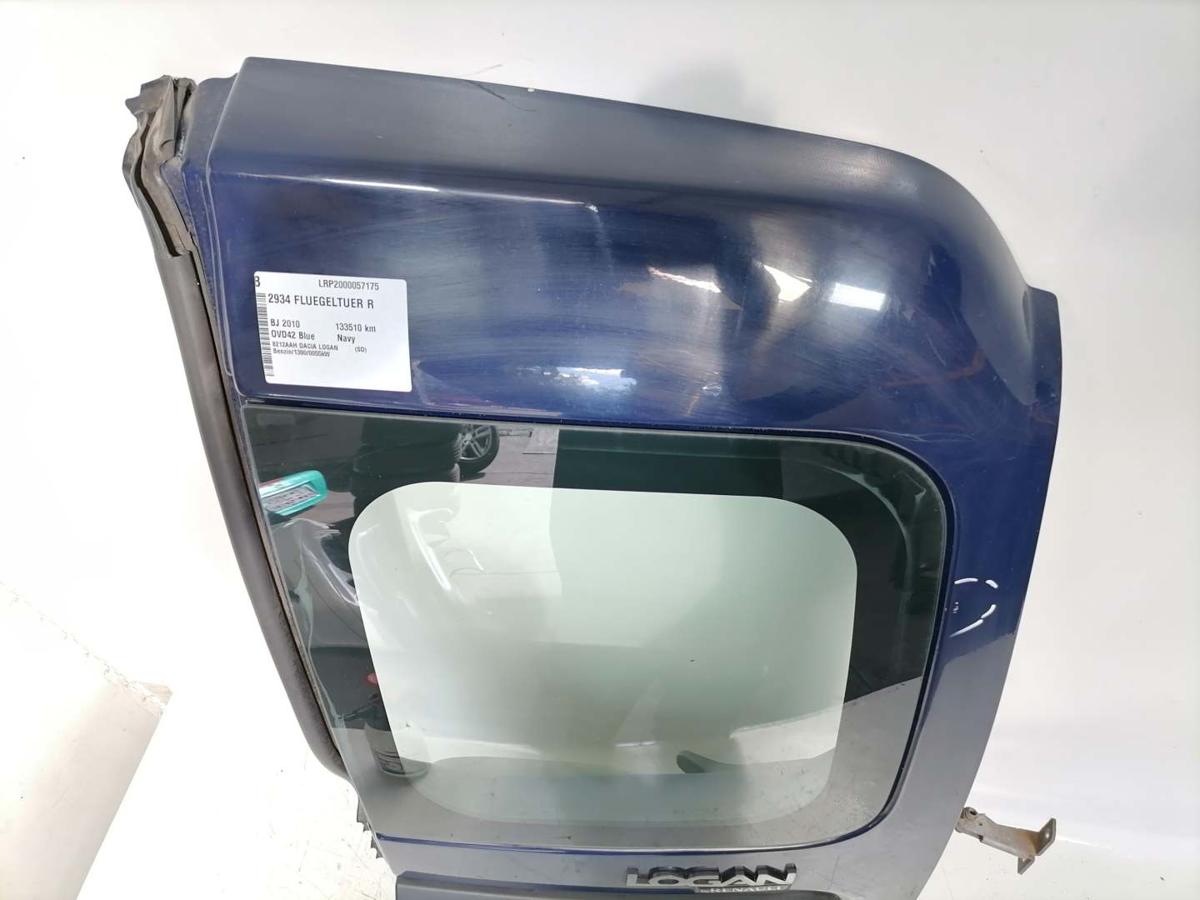 Dacia Logan MCV original Flügeltür rechts verglast OVD42 Blue Navy Bj.2010